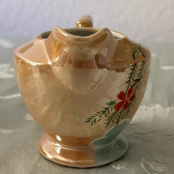 Vintage Japan Lustre Blue Bird Creamer From  1930s - Picture 2 of 10